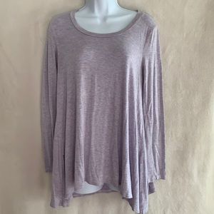 Cupio long sleeve flowy top size M